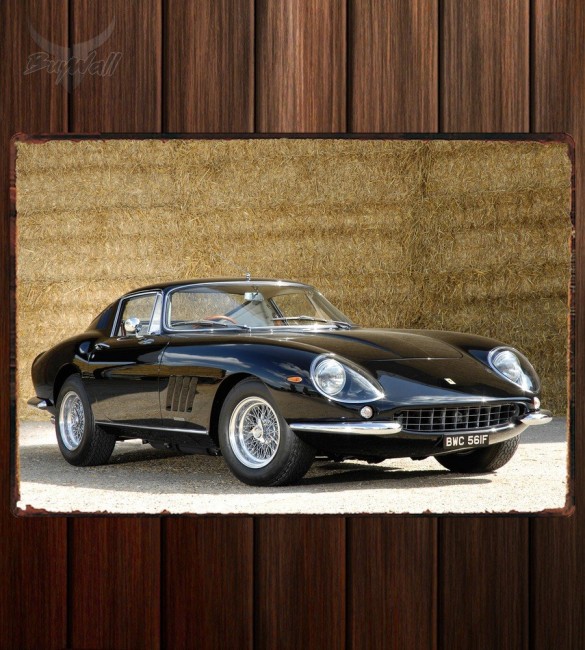 Металлическая табличка Ferrari 275 GTB 4 Alloy Berlinetta Металлическая табличка Ferrari 275 GTB 4 Alloy Berlinetta